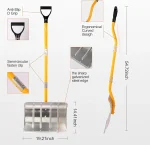 Snow Shovel, Heavy Duty Aluminum Snow Removal - Image 3