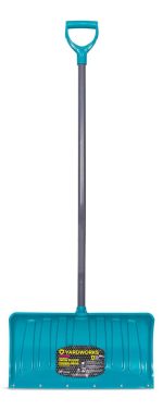 Yardworks HD Ergo Shovel, Pusher with Galvanized Wear Strip, 21-in - Image 3